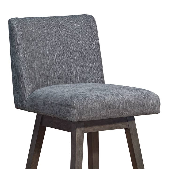 Armen Living - Wholesale Stool - Isabella Modern Upholstered Wood Swivel Barstool56