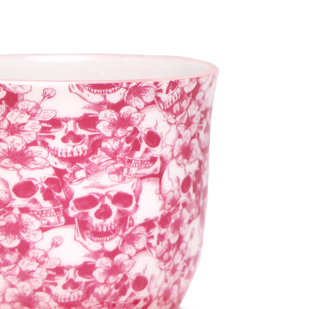 Skull Liberte Ceramic Planter Modern 3 Inch Planter for wholesale on Faire1
