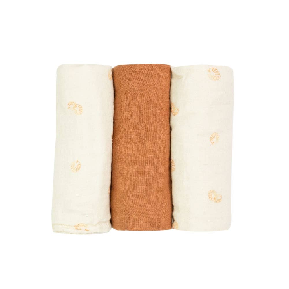 Trois kilos Sept - Wholesale Swaddle Set - Baby - Pack of 3 diapers 70*70cm - Diplododo5
