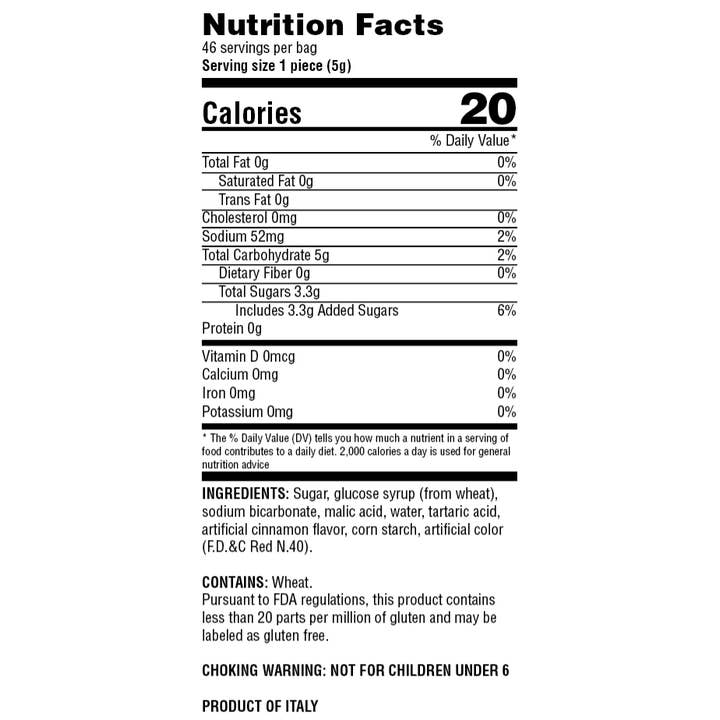 Andre Prost Inc. - Wholesale Hard Candy - Hot Zotz 46ct Bags-Case of 123