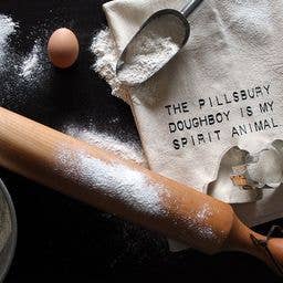 ellembee gift – wholesale Tea towel – Pillsbury Doughboy is my Spirit Animal Kitchen Tea Towels1