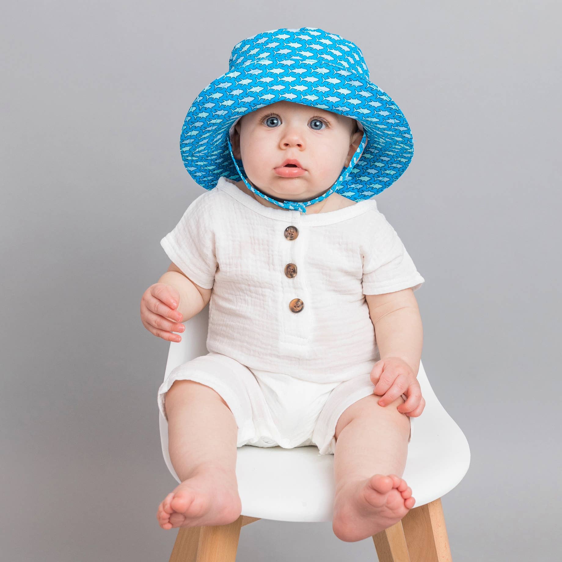 Huggalugs - Wholesale Bucket Hat - Kids - Shark UPF 25+ Bucket Hat Baby & Toddler SALE2