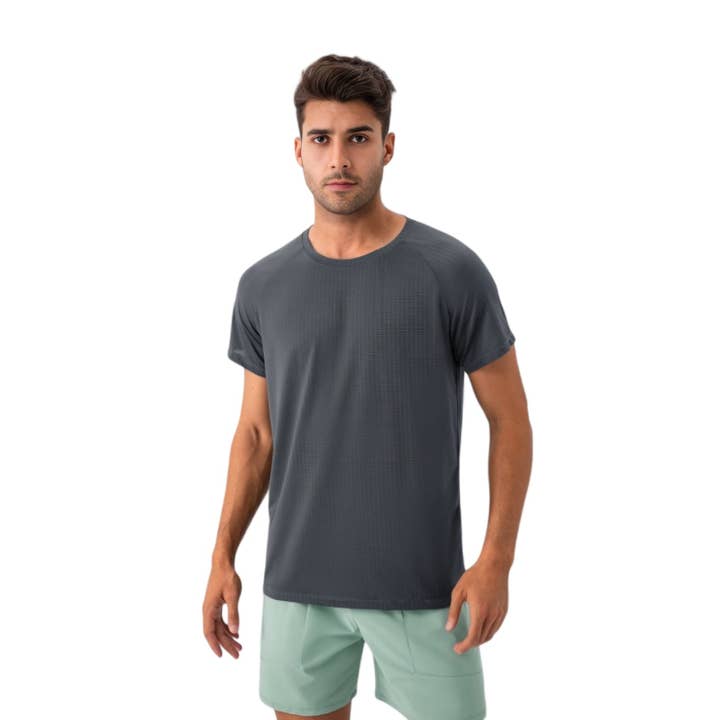 Active by Anna-Kaci - Wholesale T-shirt – men's - Men's Lightweight Performance T-Shirt with Moisture-Wicking21