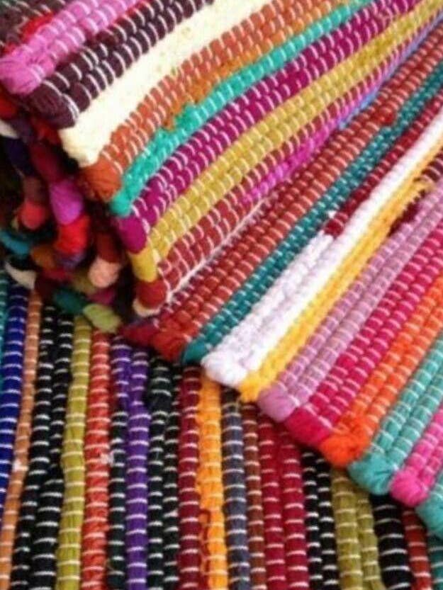 Tapete Chindi Reciclado Multicolor Boho por atacado de Spura Home