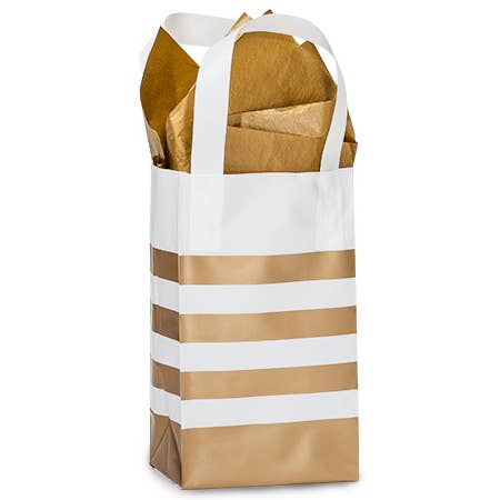Nashville Wraps - Wholesale Gift Bag - Bold Stripe Plastic Gift Bags