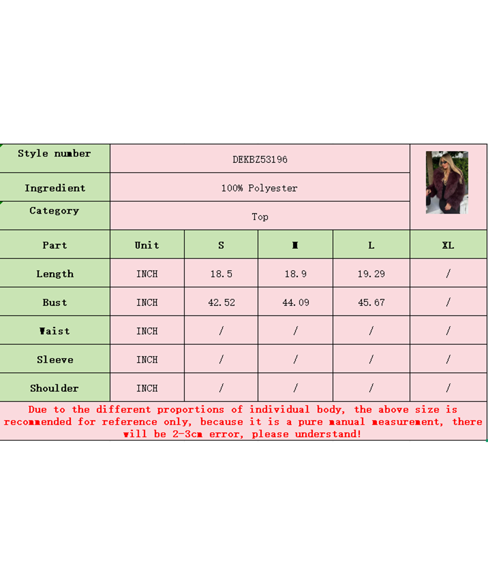 Aria Romance - Wholesale Fur/Faux Fur Coat - Women's - Faux Fur Collar Short Coat9