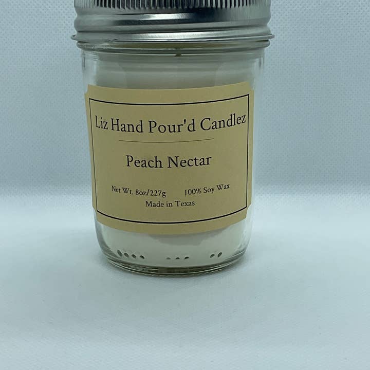 Nectar de pêche pour la vente par Liz Hand Pour’d Candlez