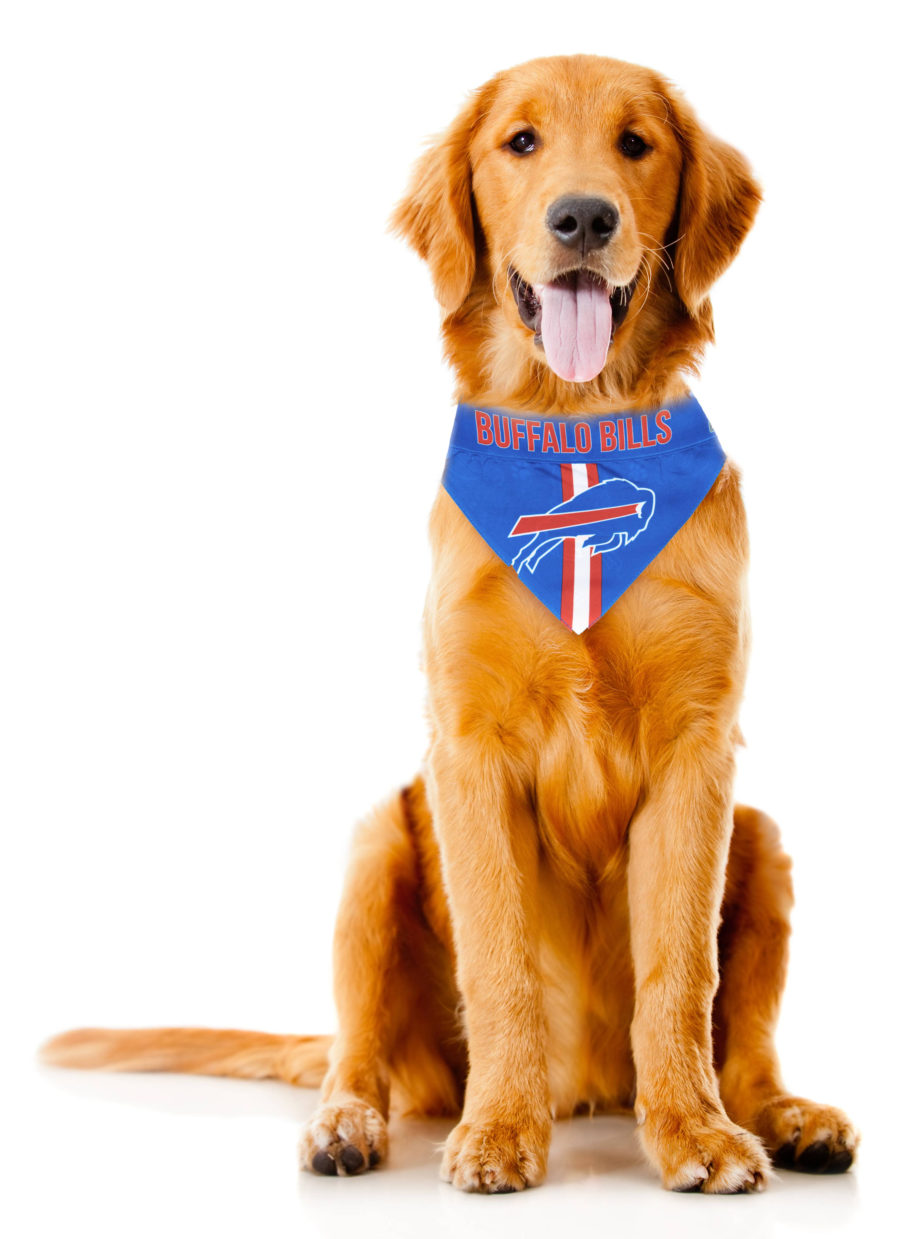 Little Earth Productions - Vente Bandana – chien - Bandana réversible pour animaux de compagnie NFL Buffalo Bills2
