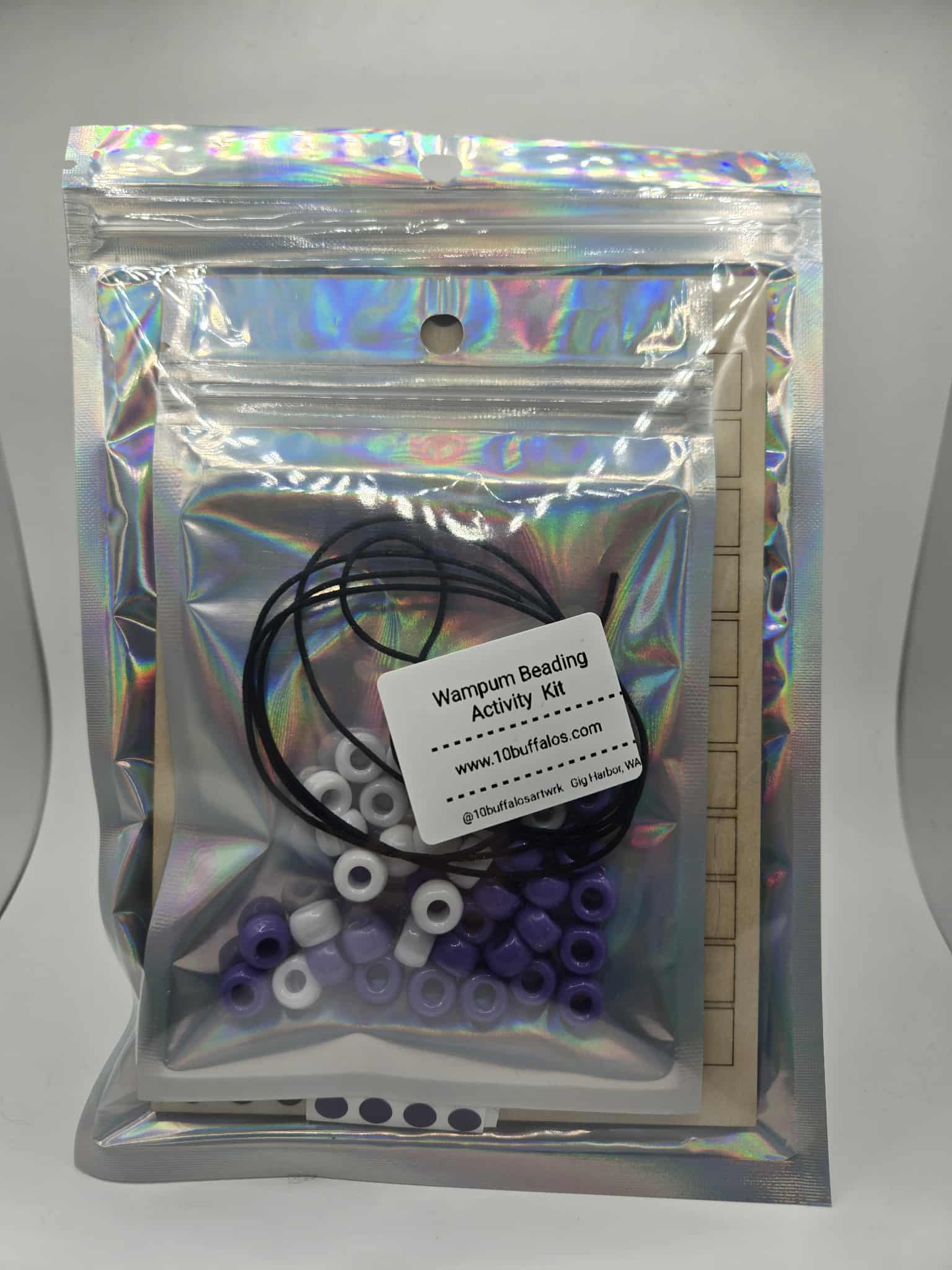 10 Buffalos Art - Wholesale DIY Craft Kit - Wampum Beading Activity Kits2