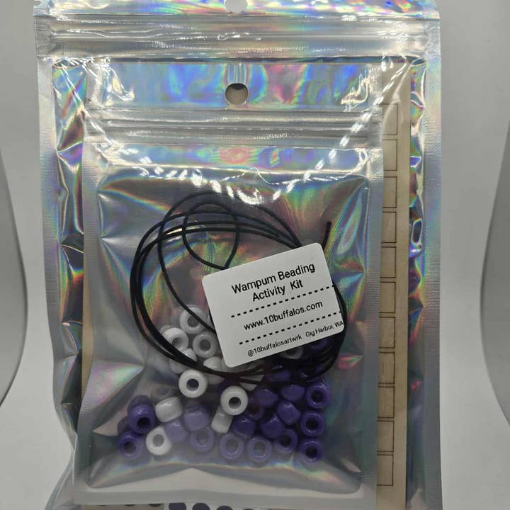 10 Buffalos Art - Wholesale DIY Craft Kit - Wampum Beading Activity Kits2
