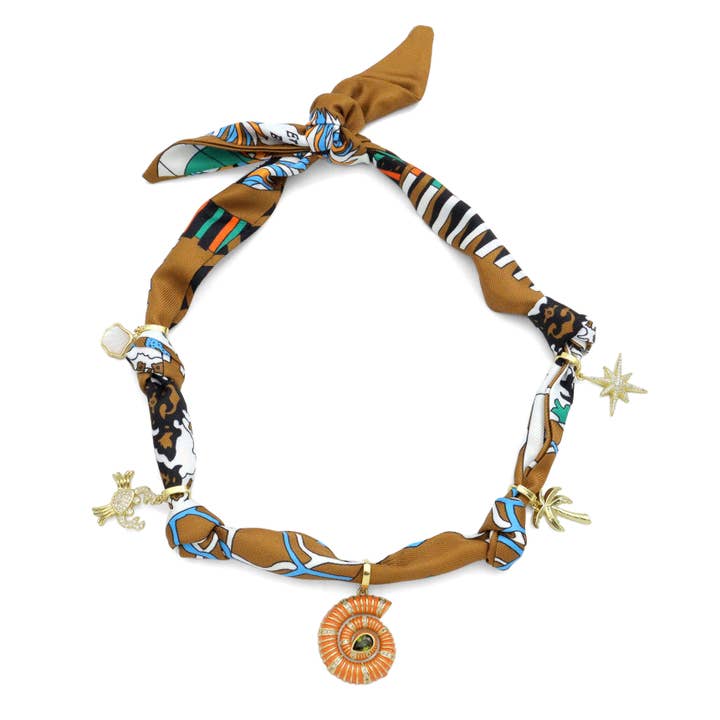 BestBeads&Beyond - Wholesale Scarf – Women's - Convertible Scarf Necklace, Adjustable Silk Scarf Statement Necklace, sku#EF806-36