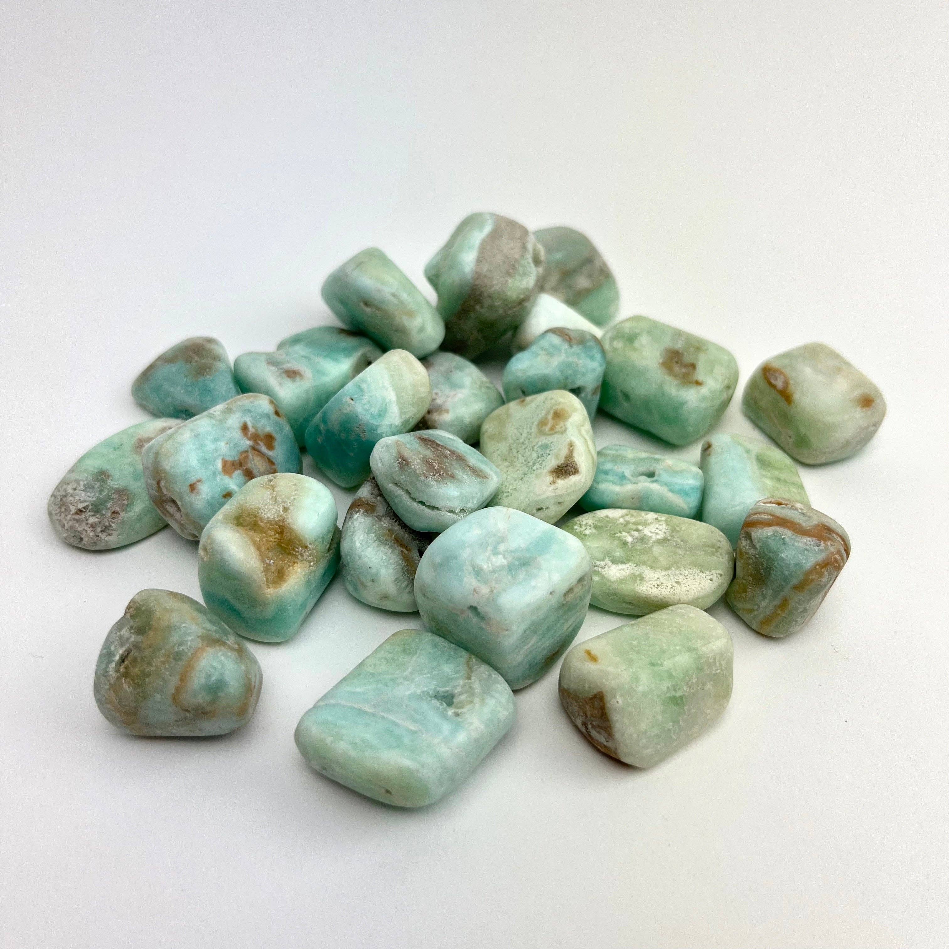 Pelham Grayson Rose - Wholesale Spiritual Stone/Crystal - Caribbean Calcite | Tumbled | 25-50mm | Pakistan3