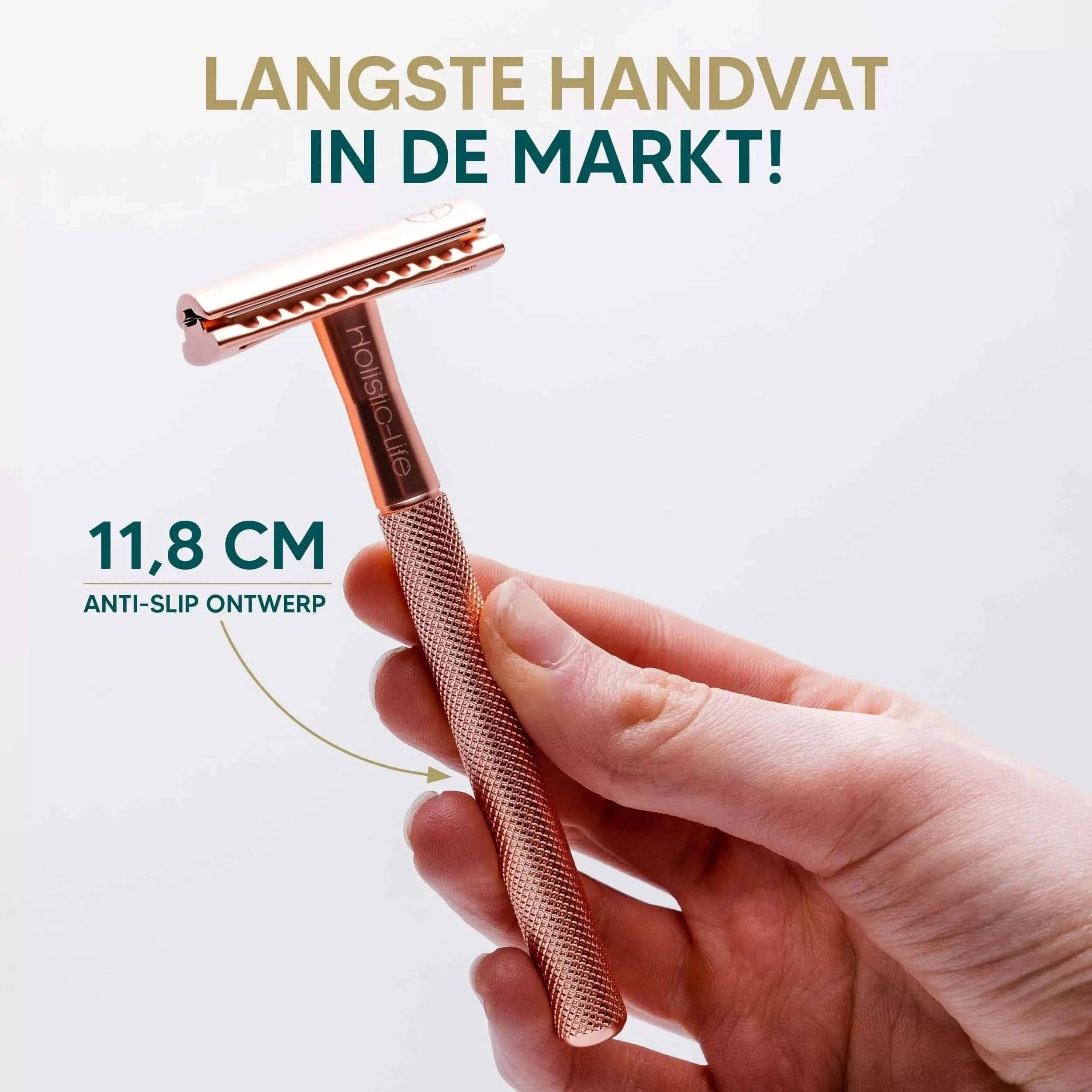 holistic-life – wholesale Rakhyvel – Safety Razor Rose - hållbar rakapparat utan plast2