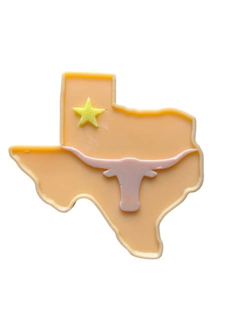 Texas State Soap with Longhorn and Star : Western Theme for wholesale by Plunk Soap and Candle Company