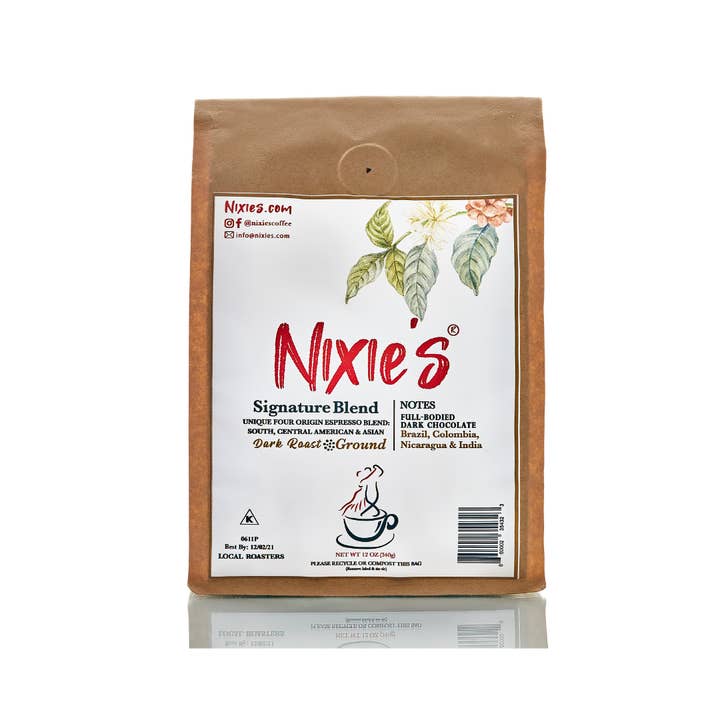 Signature Espresso Blend Coffee Ground for wholesale by Nixie's Coffee