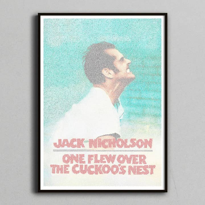 Den ene fløj over gøgereden - Manuskript Art Print - for engroshandel hos Robotic Ewe