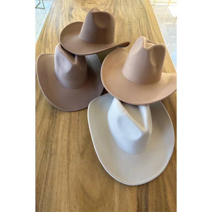 Chapeau de cowboy en feutre végétalien Best Seller de qualité supérieure pour la vente par Queens INC
