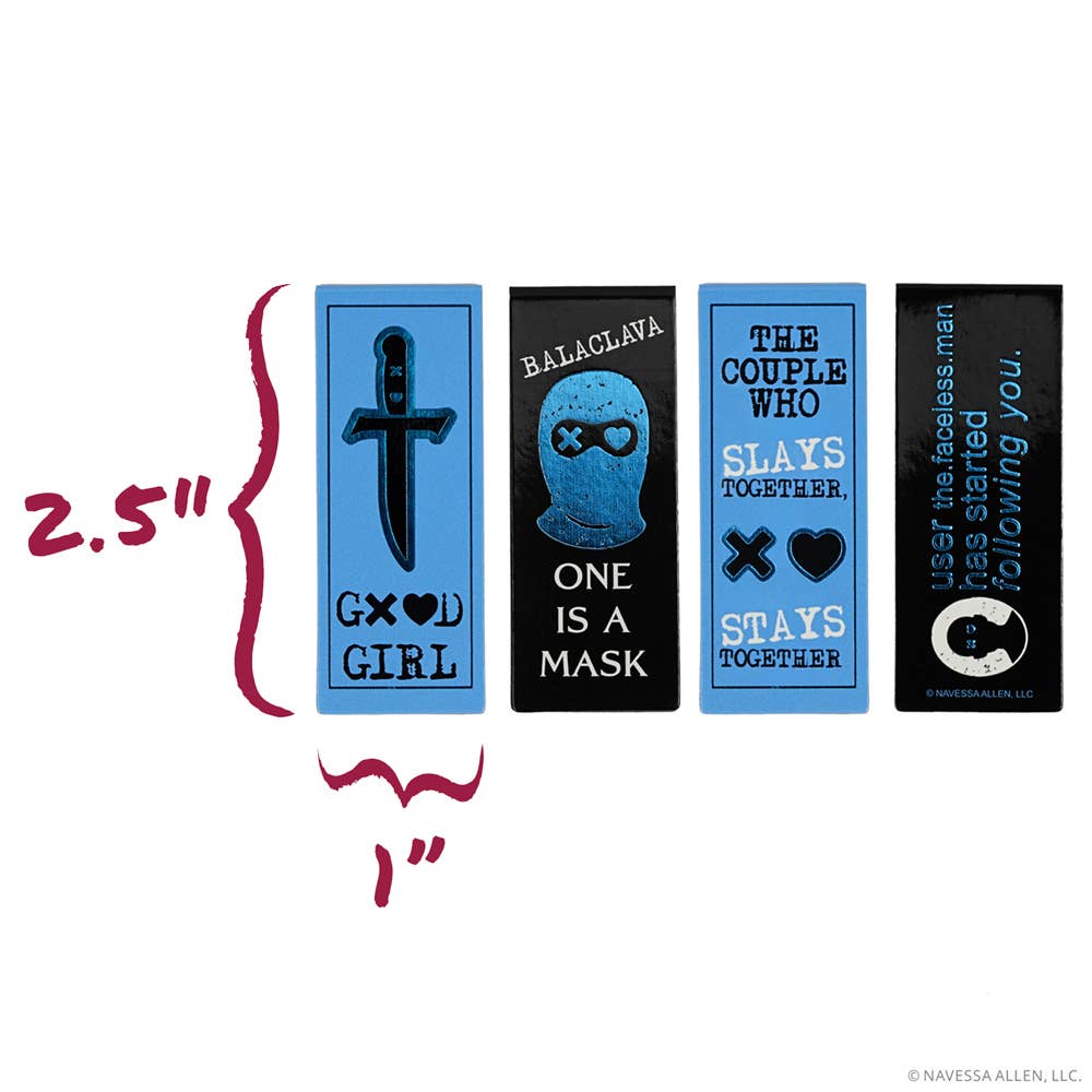 Conquest Journals - Vente Marque-page - Marque-pages magnétiques Lights Out (lot de 4)9