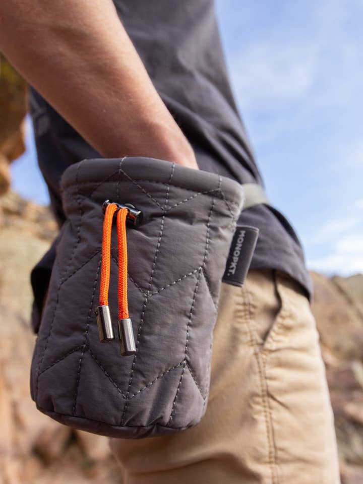 Chalk Bag - Granite Puff for wholesale by MONOPKT.