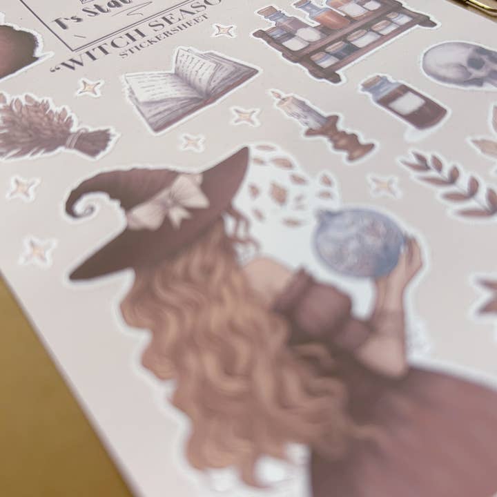 T's Stationery - Wholesale Sticker - "Witch Season" Sticker Sheet2