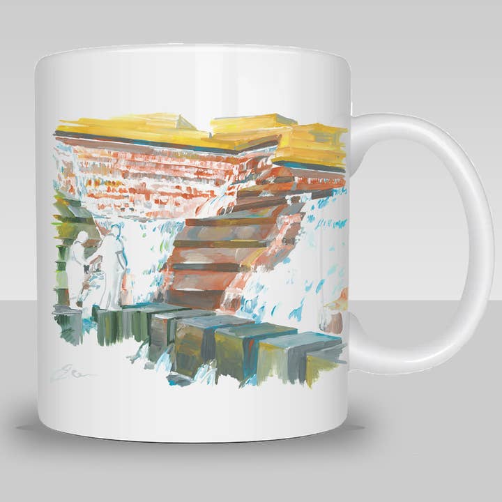 Fort Worth – Water Gardens Coffee Mug for wholesale by Eric Hanson Artwork