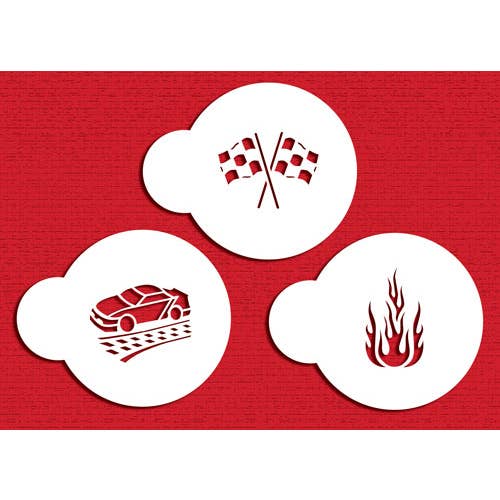 Mini Racecar Stencil Set for wholesale by Designer Stencils