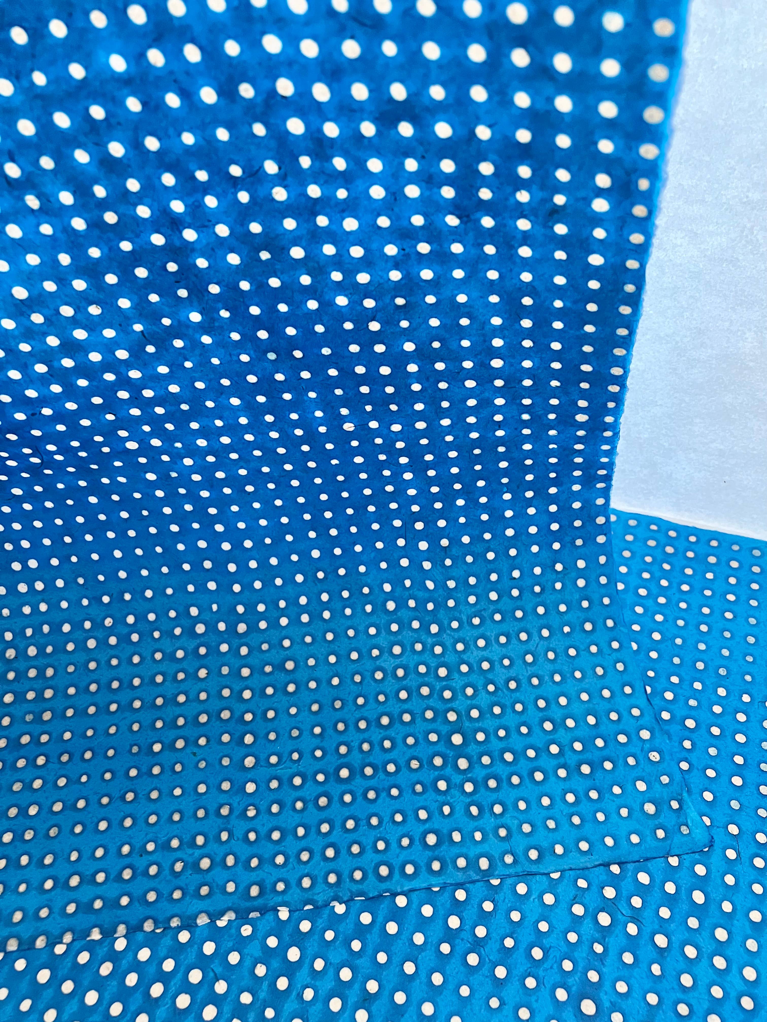 HimalDesign - Wholesale Craft Supplies - Lokta paper, batik-painted dots - Nepalese paper, Batik wax7