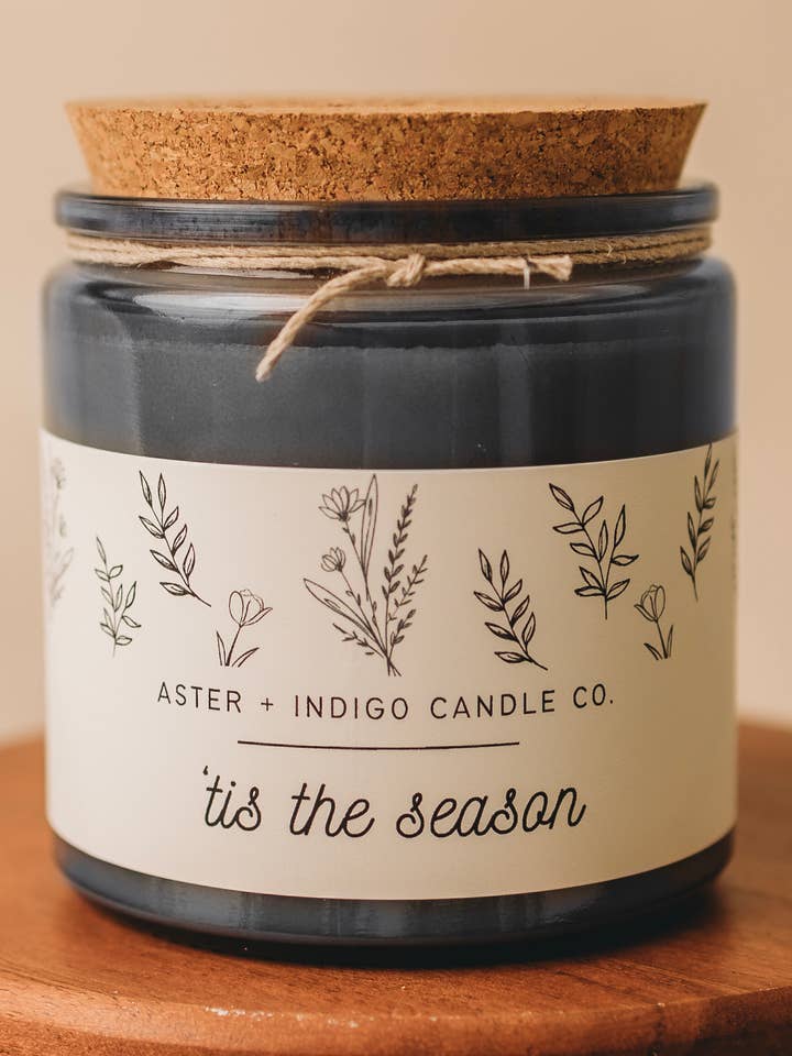 'Tis the Season | Winter | Christmas Candle for wholesale by Aster + Indigo Candle Co.
