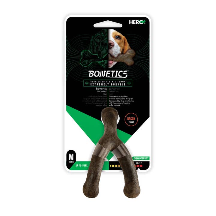 Caitec Inc - Wholesale Pet Chew Toy - Dog - Hero Boneticsâ„¢ Wishbone Dog Chew Toy