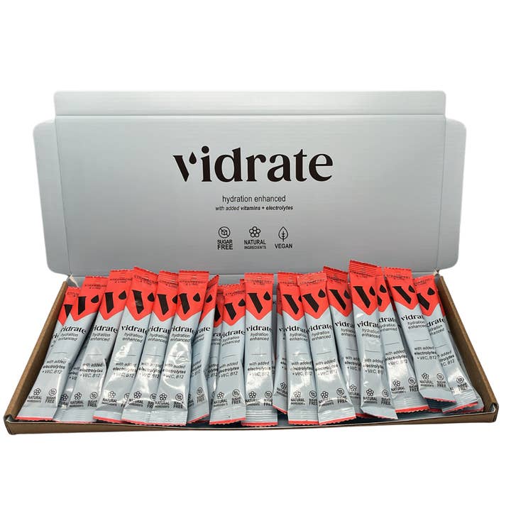 ViDrate - Wholesale Powdered Health Drink - Vidrate 30 Sachet Postal Pack - Strawberry & Lime