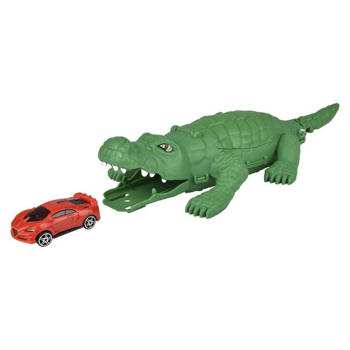 La Luna Bella - Toys - Wholesale Classic Toy - Kids - 13" CROCODILE ANIMAL TRANSPORTER LLB kids toys3
