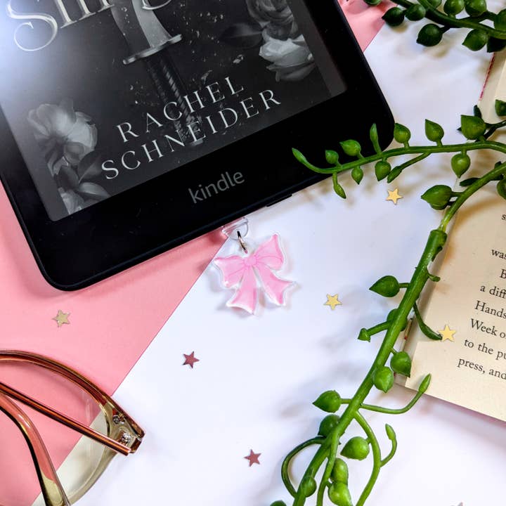 'Coquette Bow' Kindle Charm for wholesale by Alaina Creates