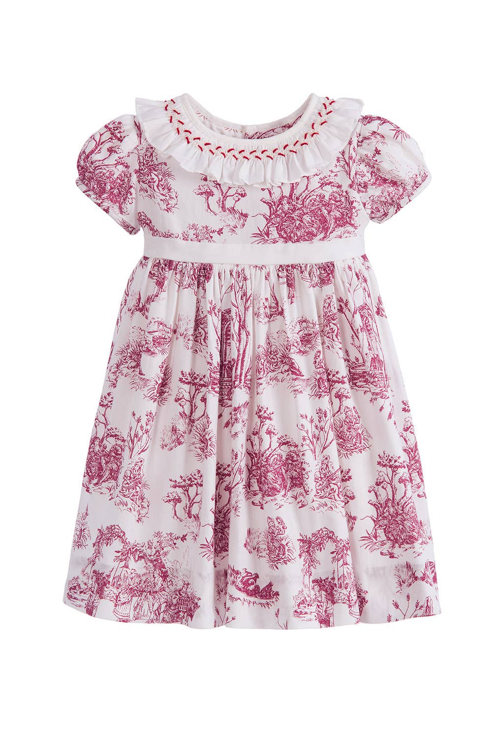 Annafie London Ltd - Venta al por mayor Vestido - Niños - Vestido Philippine con fruncido en burdeos7