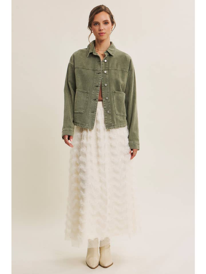 in february - Wholesale Jacket - Women's - ONE OF A KIND WASHED COTTON TWILL UTILITY OVERSIZED JACKET23