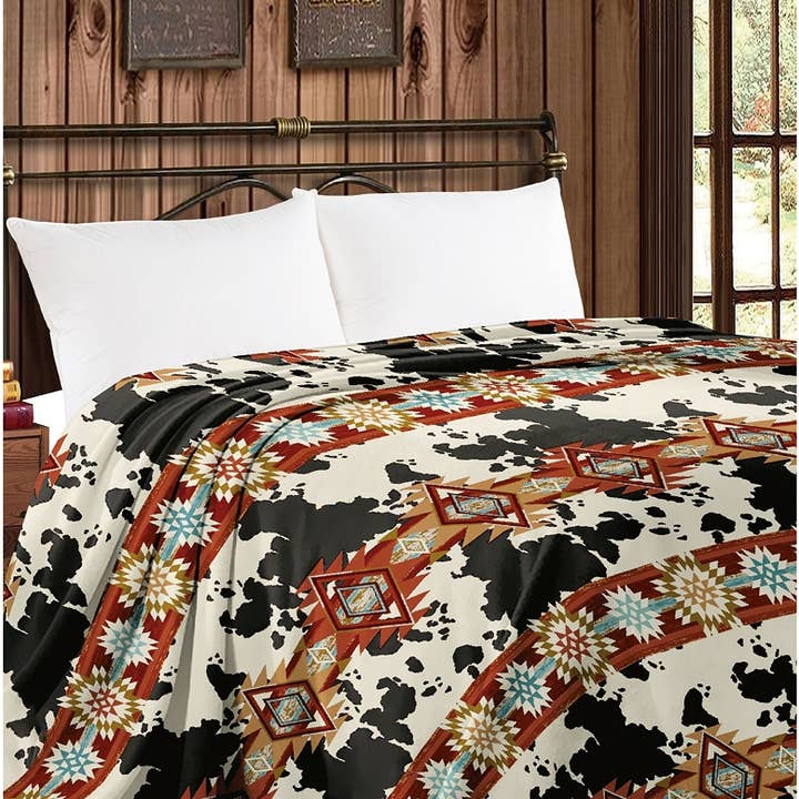 Western Linens - Wholesale Throw Blanket - Mia Throw Blanket Twin Size 12 designsÂ