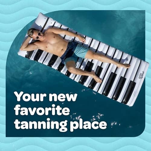 Top Rated Brands – Großhandel Aufblasbares – Aufblasbare Pool-Liege für Erwachsene 70"x33" Klavierdesign