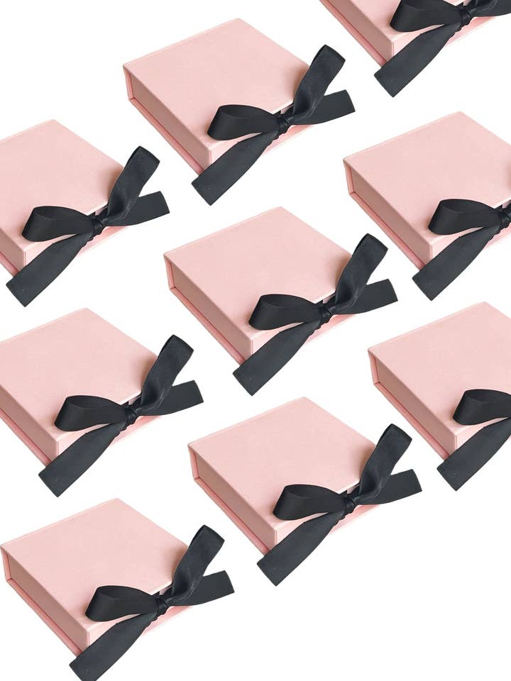 Wholesale Handmade Luxury Pink Jewelry Box with Velvet Tray for wholesale by ANYGIFTGOODPACKINGBOX