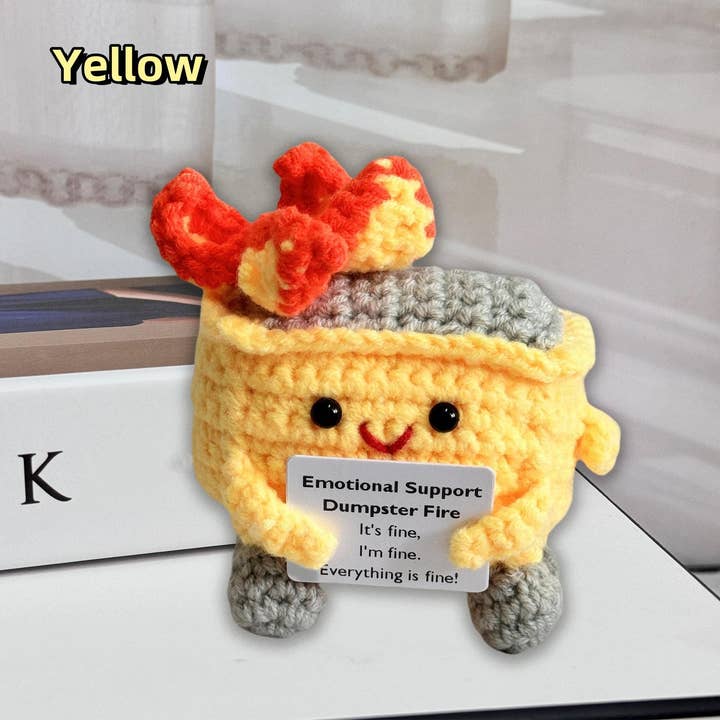 Anh2 LTD - Vendita all'ingrosso Portachiavi - Donna - Simpatico giocattolo fatto a mano, con supporto emotivo, realizzato all'uncinetto