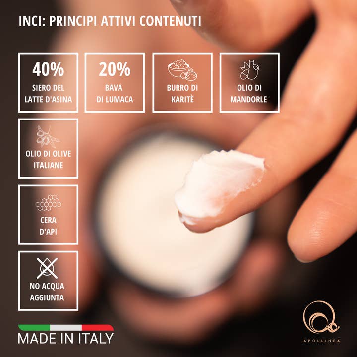 Apollinea - Wholesale Anti-Aging Moisturizer - Anti-Wrinkle Cream - Donkey Whey/Snail Slime 50ml2