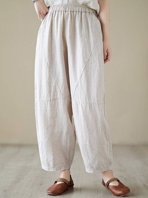 Sheer Trend - Wholesale Pants - Women's - Harem Pants Loose Casual Pants Bottoms4