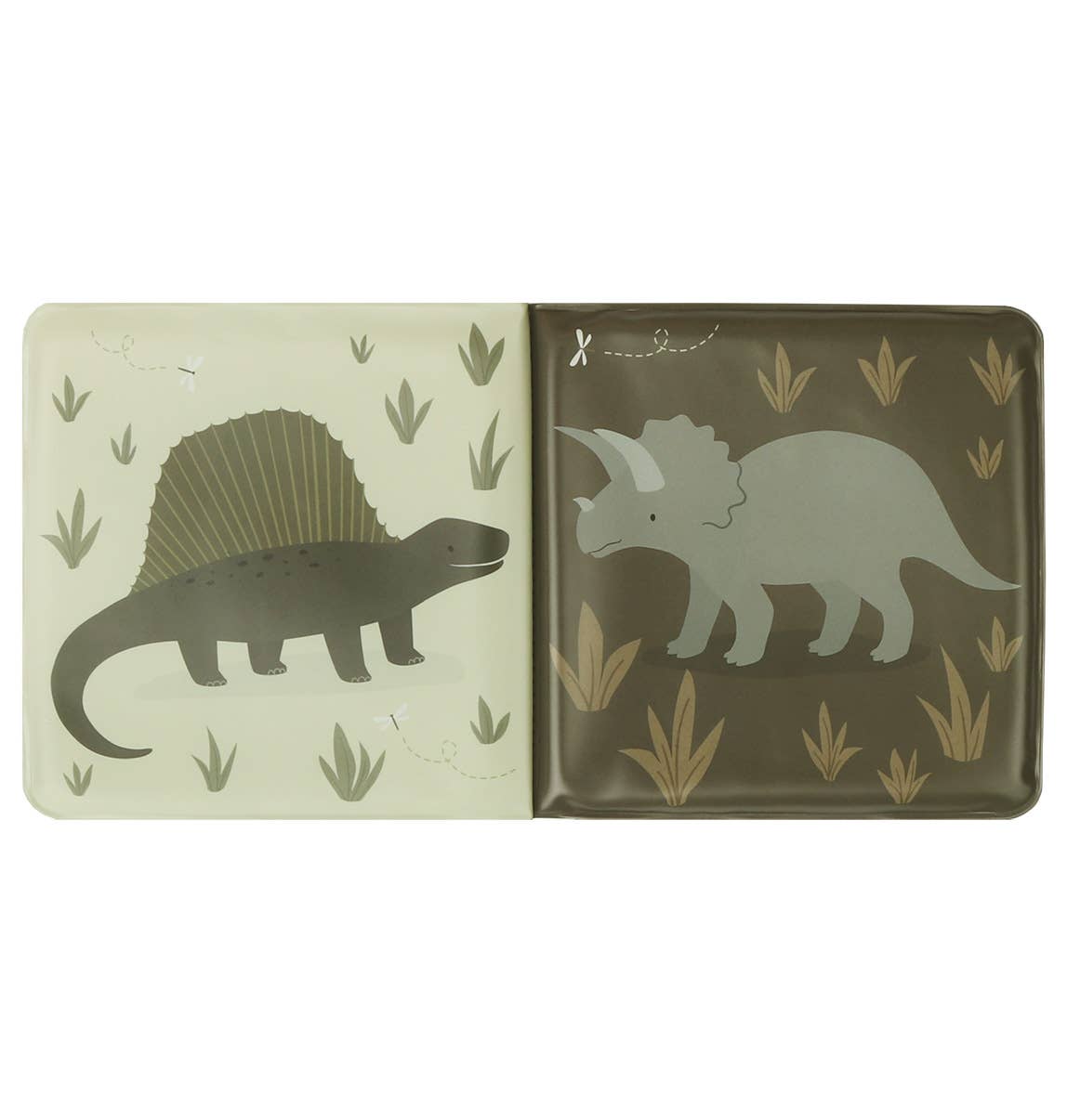 A Little Lovely Company – wholesale Baby and toddler book (0–2) – Bath book: Dinosaur friends1