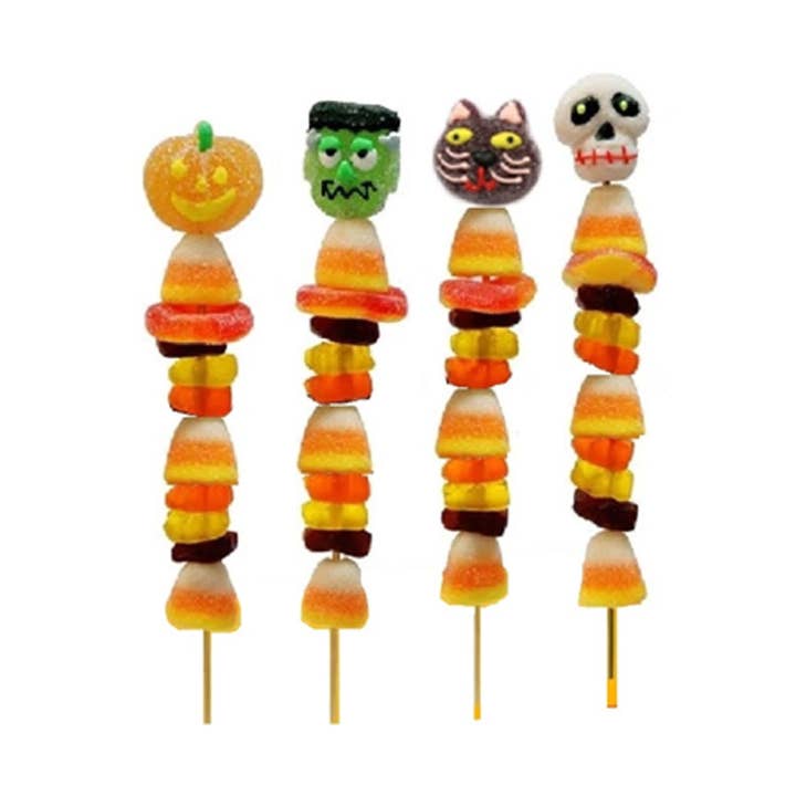 Gotta Get It Gifts - Wholesale Lollipop - Jumbo Jelly Halloween Kabob 0