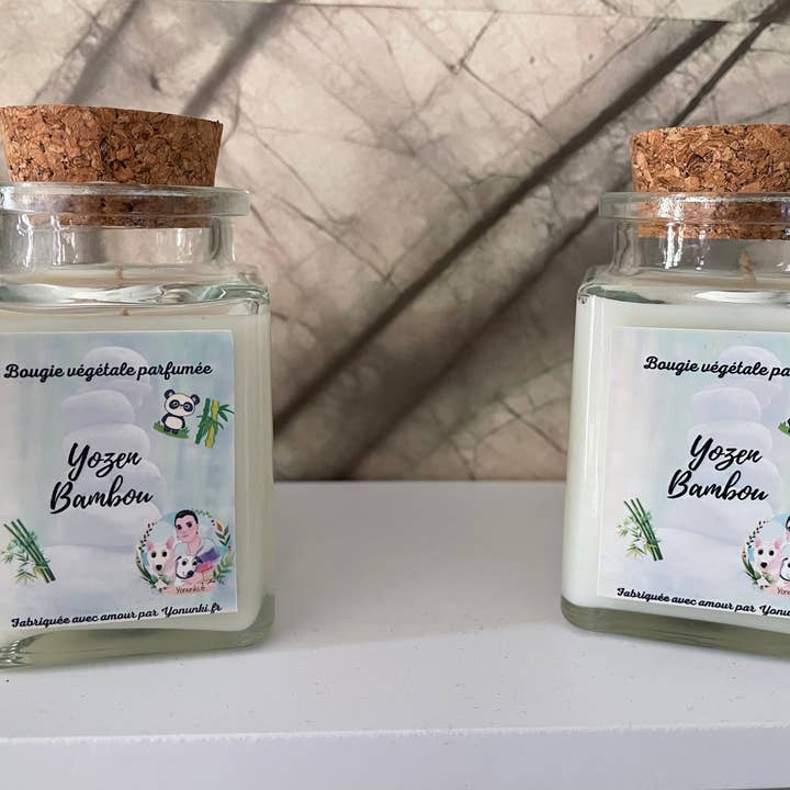 Candle container with cork for wholesale by Yonunki