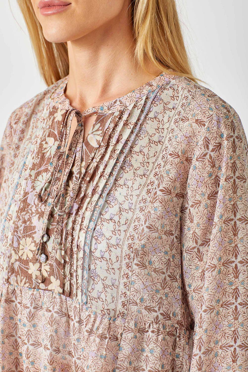 Mystree - Wholesale Blouse - Women's - 60521 Printed Peasant Blouse15