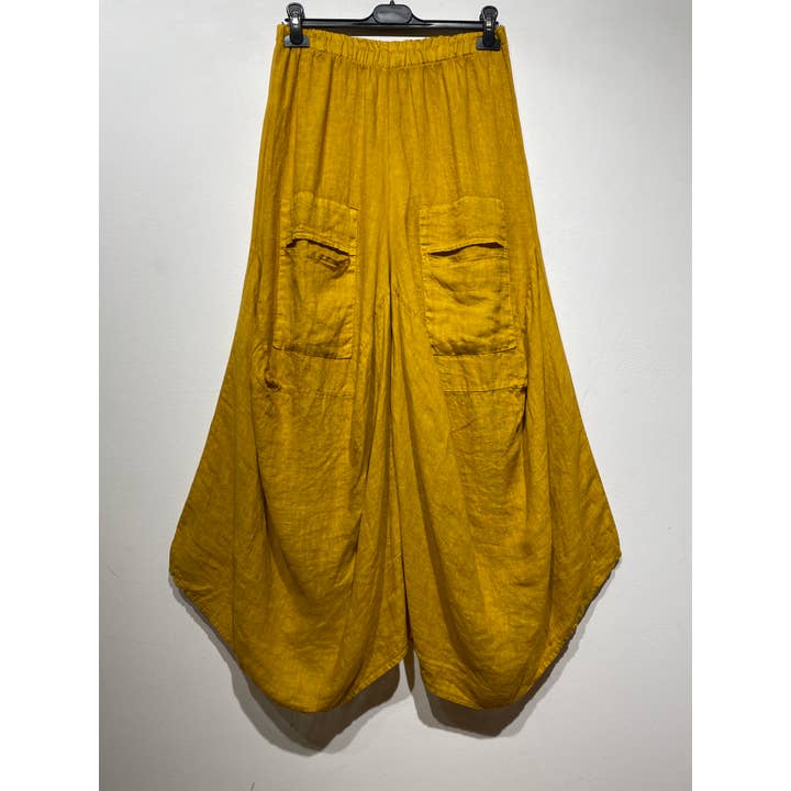 LINEN & COTTON HOUSE - Wholesale Pants - Women's - SERAOUL WOMEN'S LINEN PANTS SPRING SUMMER CLOTHINGB 2276