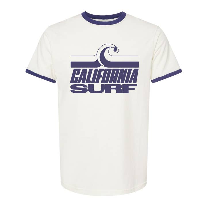 California Surf T-Shirt (CA Touristee) for wholesale by NORMAN ROSCOE