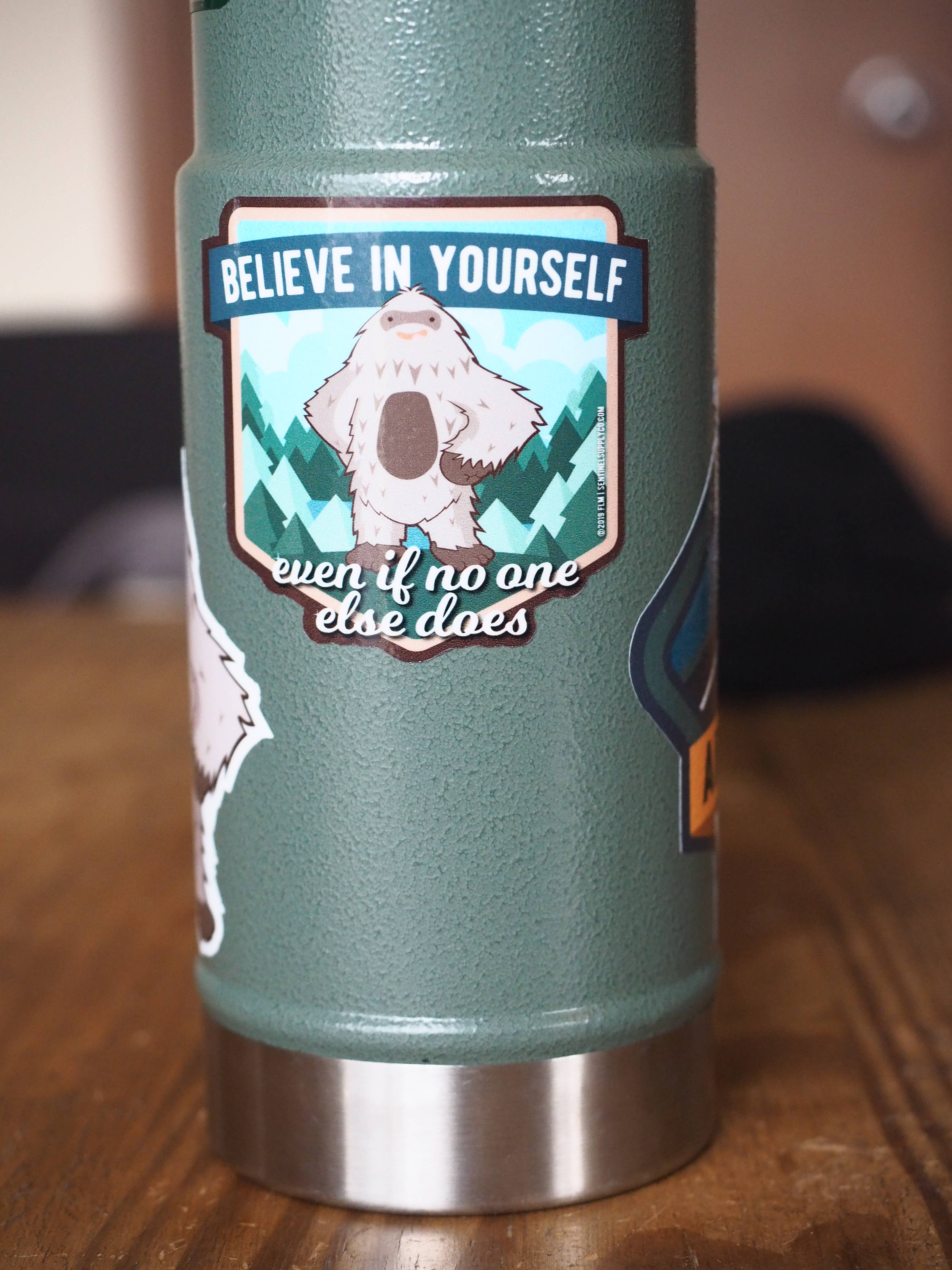 Sentinel Supply - Wholesale Sticker - Bigfoot Believe in Yourself Sasquatch Sticker5