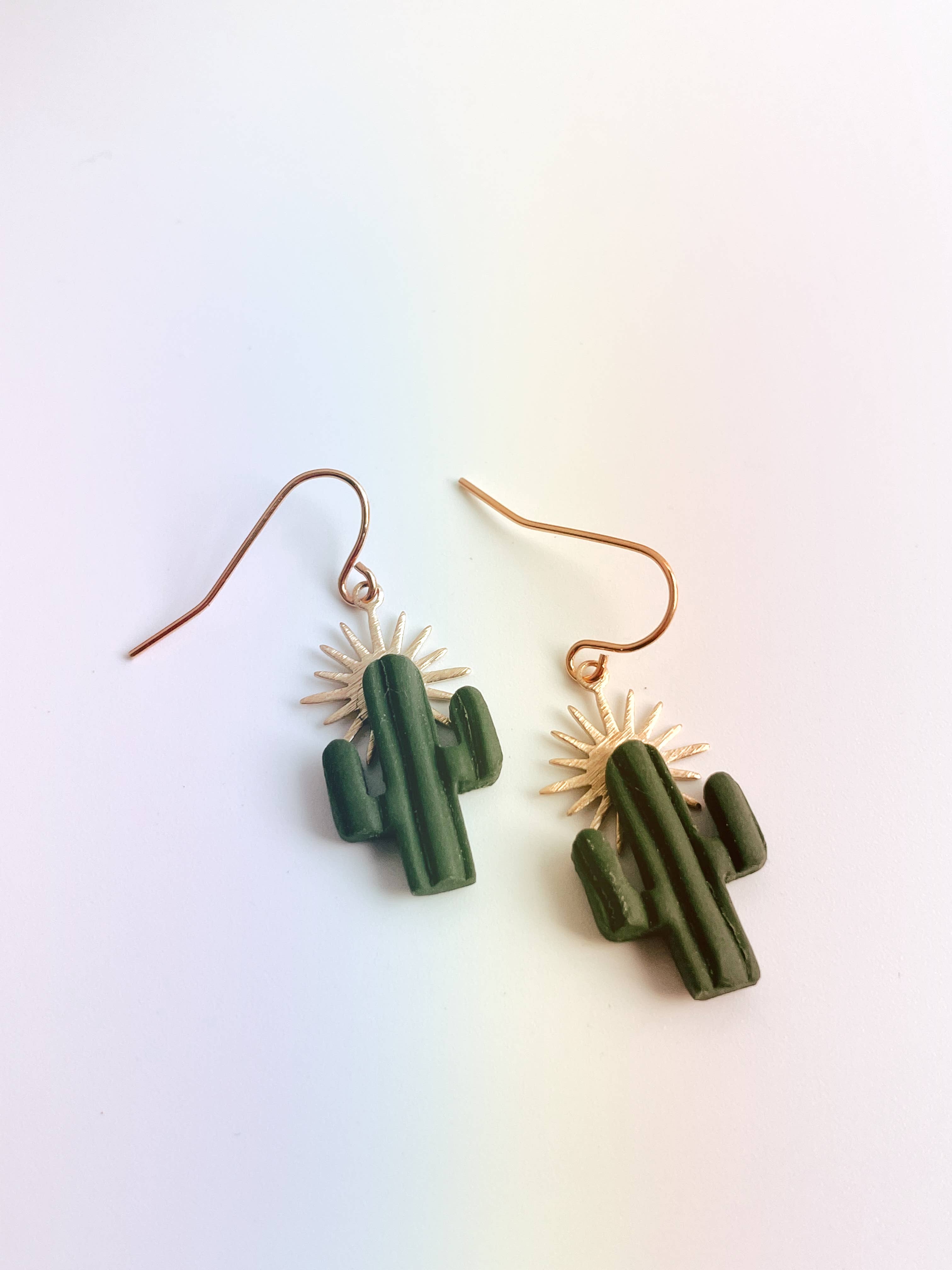 Golden Hour Designs - Wholesale Dangle Earrings - Sahara Sunrise Earrings - Boho, Desert, Cactus, Western