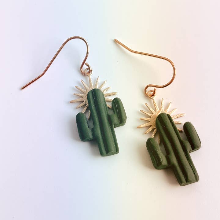 Golden Hour Designs - Wholesale Dangle Earrings - Sahara Sunrise Earrings - Boho, Desert, Cactus, Western0