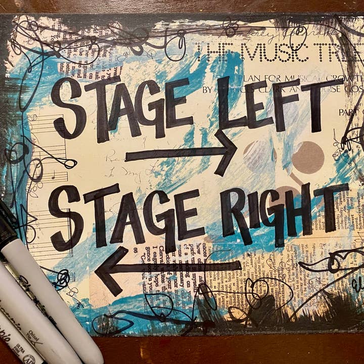 Lexicon of Love Music Art - Wholesale Art Print - THEATRE "Stage left, Stage right" - ART PRINT4